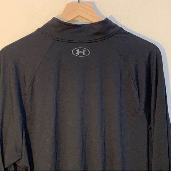 HURLEY Qarter Zip Men’s XXL Tall Black Light Weight Pull Over Jacket. - Picture 5 of 10